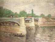 The Seine with the Pont de la Grande Jatte (nn04) Vincent Van Gogh